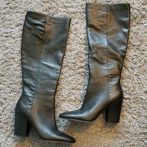 NWT Kenneth Cole Black leather boots